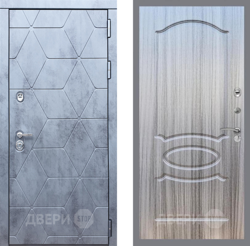 Входная металлическая Дверь Рекс (REX) 28 FL-128 Сандал грей в Лосино-Петровский