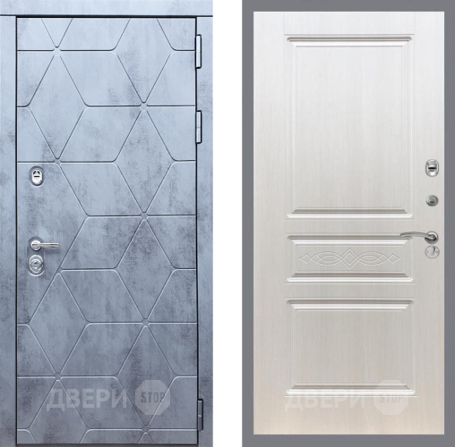 Входная металлическая Дверь Рекс (REX) 28 FL-243 Лиственница беж в Лосино-Петровский