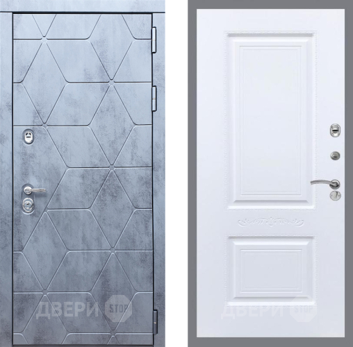 Входная металлическая Дверь Рекс (REX) 28 Смальта Силк Сноу в Лосино-Петровский