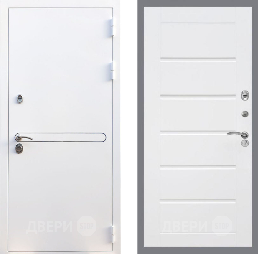 Входная металлическая Дверь Рекс (REX) 27 Сити Белый ясень в Лосино-Петровский