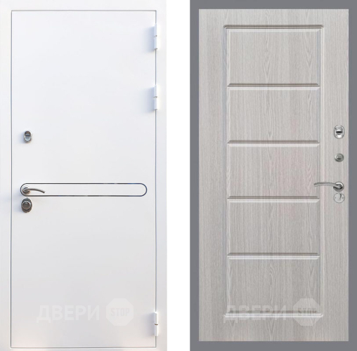 Входная металлическая Дверь Рекс (REX) 27 FL-39 Беленый дуб в Лосино-Петровский