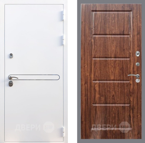 Входная металлическая Дверь Рекс (REX) 27 FL-39 орех тисненый в Лосино-Петровский