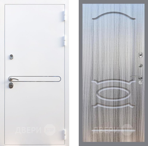 Входная металлическая Дверь Рекс (REX) 27 FL-128 Сандал грей в Лосино-Петровский