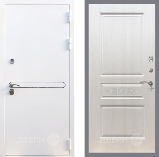 Входная металлическая Дверь Рекс (REX) 27 FL-243 Лиственница беж в Лосино-Петровский