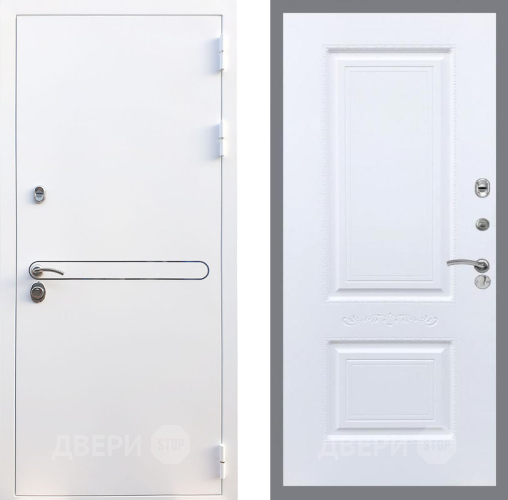 Входная металлическая Дверь Рекс (REX) 27 Смальта Силк Сноу в Лосино-Петровский