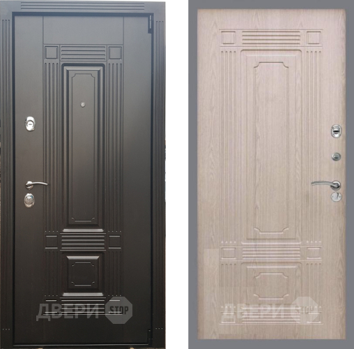 Входная металлическая Дверь Рекс (REX) 9 FL-2 Беленый дуб в Лосино-Петровский