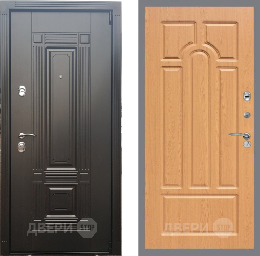 Входная металлическая Дверь Рекс (REX) 9 FL-58 Дуб в Лосино-Петровский