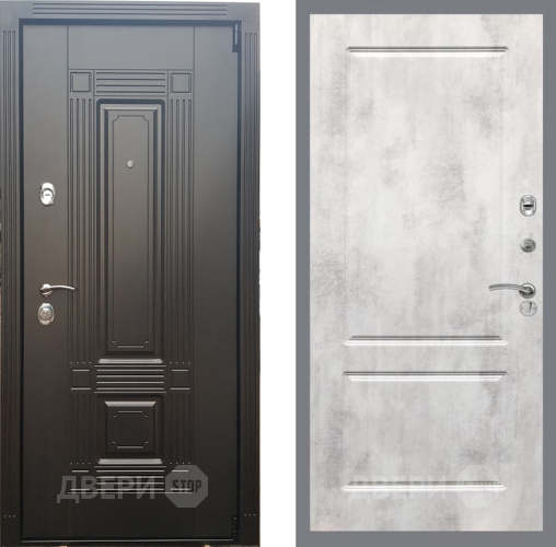 Входная металлическая Дверь Рекс (REX) 9 FL-117 Бетон светлый в Лосино-Петровский