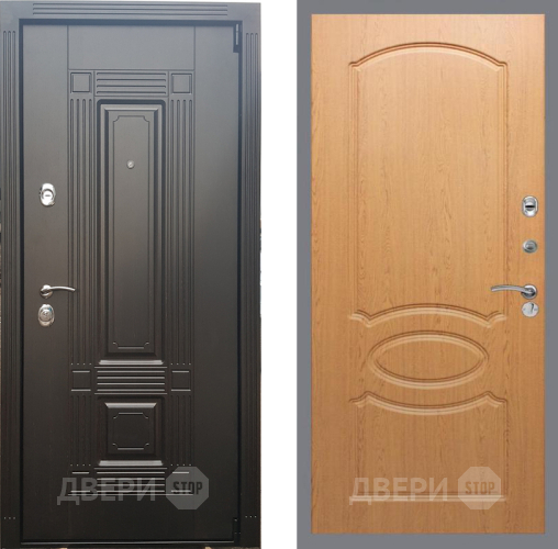 Входная металлическая Дверь Рекс (REX) 9 FL-128 Дуб в Лосино-Петровский