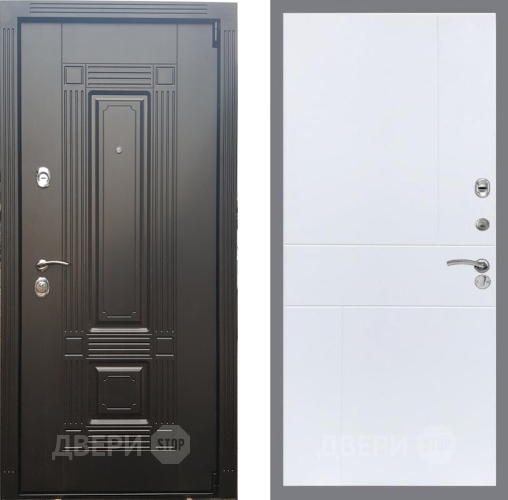 Входная металлическая Дверь Рекс (REX) 9 FL-290 Силк Сноу в Лосино-Петровский