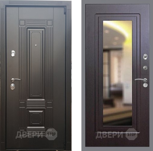 Входная металлическая Дверь Рекс (REX) 9 FLZ-120 Венге в Лосино-Петровский