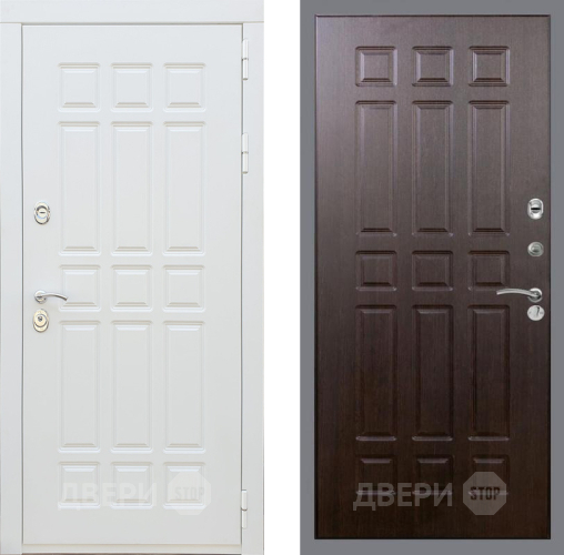 Входная металлическая Дверь Рекс (REX) 8 Силк Сноу FL-33 Венге в Лосино-Петровский