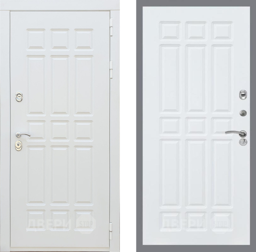 Входная металлическая Дверь Рекс (REX) 8 Силк Сноу FL-33 Силк Сноу в Лосино-Петровский