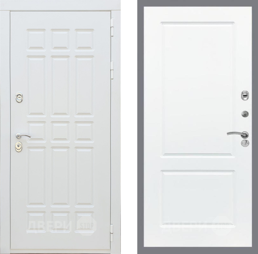 Входная металлическая Дверь Рекс (REX) 8 Силк Сноу FL-117 Силк Сноу в Лосино-Петровский