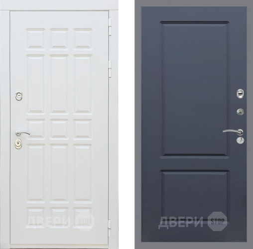 Входная металлическая Дверь Рекс (REX) 8 Силк Сноу FL-117 Силк титан в Лосино-Петровский