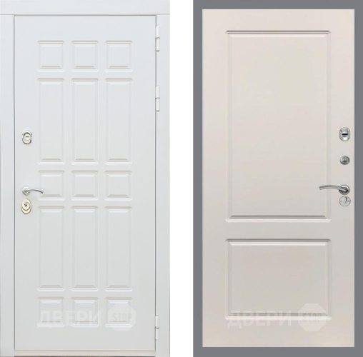 Входная металлическая Дверь Рекс (REX) 8 Силк Сноу FL-117 Шампань в Лосино-Петровский