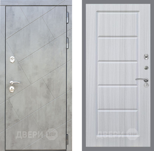 Входная металлическая Дверь Рекс (REX) 22 FL-39 Сандал белый в Лосино-Петровский