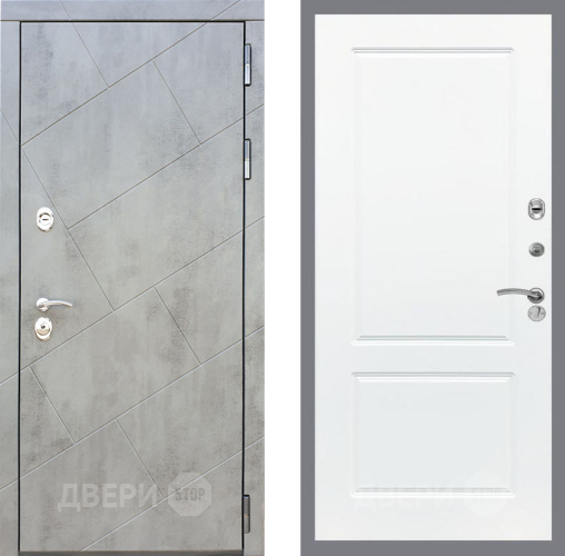 Входная металлическая Дверь Рекс (REX) 22 FL-117 Силк Сноу в Лосино-Петровский