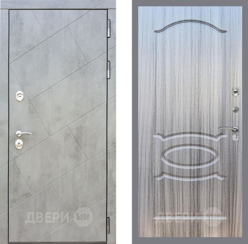 Входная металлическая Дверь Рекс (REX) 22 FL-128 Сандал грей в Лосино-Петровский