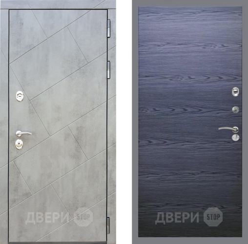 Дверь Рекс (REX) 22 GL Дуб тангенальный черный в Лосино-Петровский