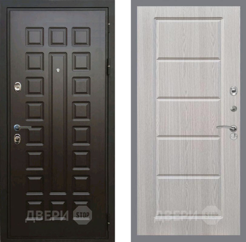 Входная металлическая Дверь Рекс (REX) Премиум 3к FL-39 Беленый дуб в Лосино-Петровский