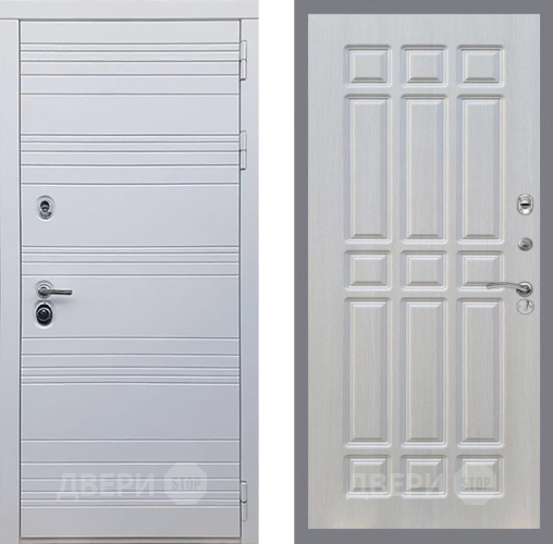 Входная металлическая Дверь Рекс (REX) 14 Силк Сноу FL-33 Лиственница беж в Лосино-Петровский