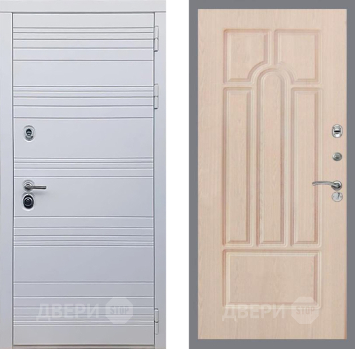 Входная металлическая Дверь Рекс (REX) 14 Силк Сноу FL-58 Беленый дуб в Лосино-Петровский