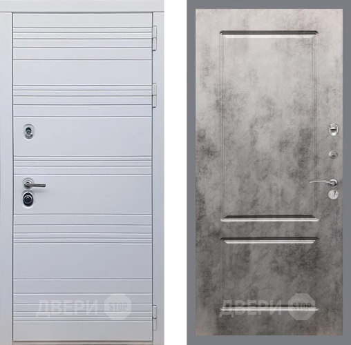 Дверь Рекс (REX) 14 Силк Сноу FL-117 Бетон темный в Лосино-Петровский