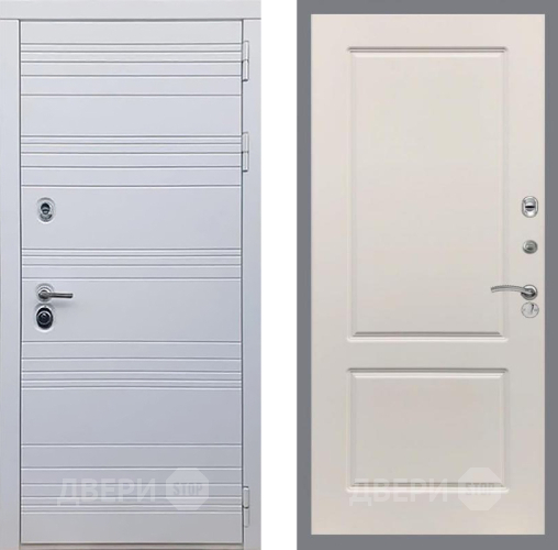 Входная металлическая Дверь Рекс (REX) 14 Силк Сноу FL-117 Шампань в Лосино-Петровский