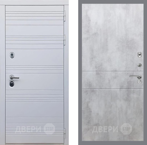 Дверь Рекс (REX) 14 Силк Сноу FL-290 Бетон светлый в Лосино-Петровский