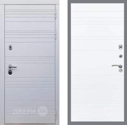 Входная металлическая Дверь Рекс (REX) 14 Силк Сноу Line Силк Сноу в Лосино-Петровский