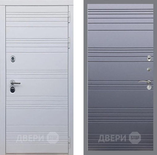 Входная металлическая Дверь Рекс (REX) 14 Силк Сноу Line Силк титан в Лосино-Петровский