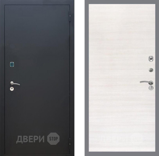 Входная металлическая Дверь Рекс (REX) 1A Черный Муар GL Акация в Лосино-Петровский