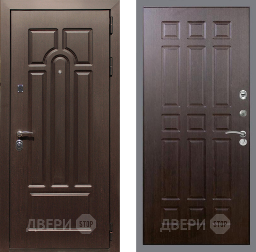 Входная металлическая Дверь Рекс (REX) Эврика FL-33 Венге в Лосино-Петровский