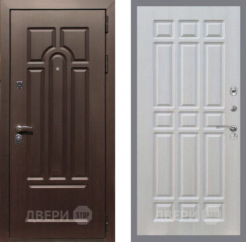 Входная металлическая Дверь Рекс (REX) Эврика FL-33 Лиственница беж в Лосино-Петровский