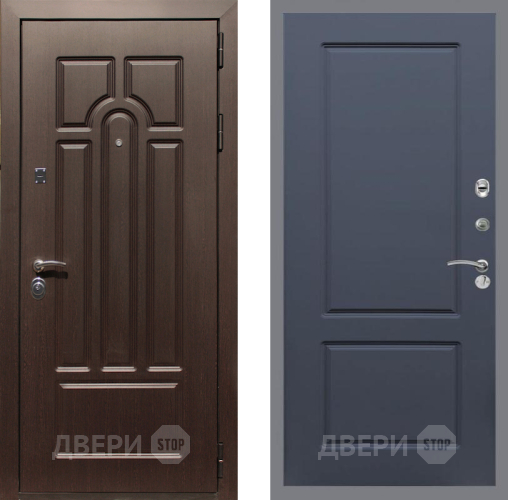 Входная металлическая Дверь Рекс (REX) Эврика FL-117 Силк титан в Лосино-Петровский