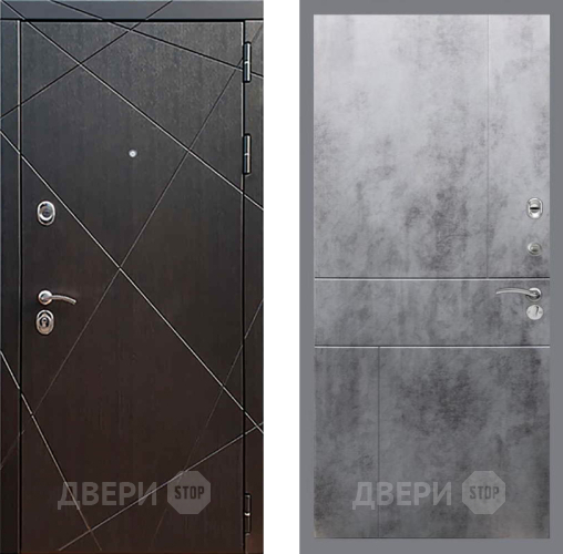 Входная металлическая Дверь Рекс (REX) 13 Венге FL-290 Бетон темный в Лосино-Петровский