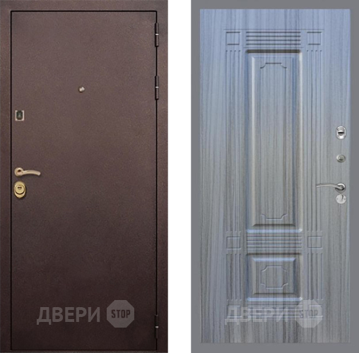 Входная металлическая Дверь Рекс (REX) Лайт 3К FL-2 Сандал грей в Лосино-Петровский