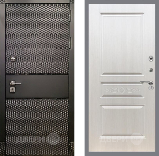 Входная металлическая Дверь Рекс (REX) 15 Черный Кварц FL-243 Лиственница беж в Лосино-Петровский