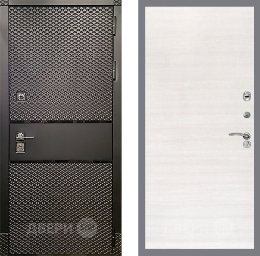 Входная металлическая Дверь Рекс (REX) 15 Черный Кварц GL Акация в Лосино-Петровский