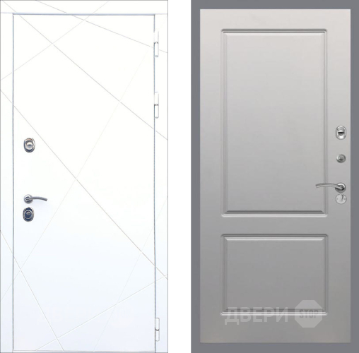 Дверь Рекс (REX) 13 Силк Сноу FL-117 Грей софт в Лосино-Петровский