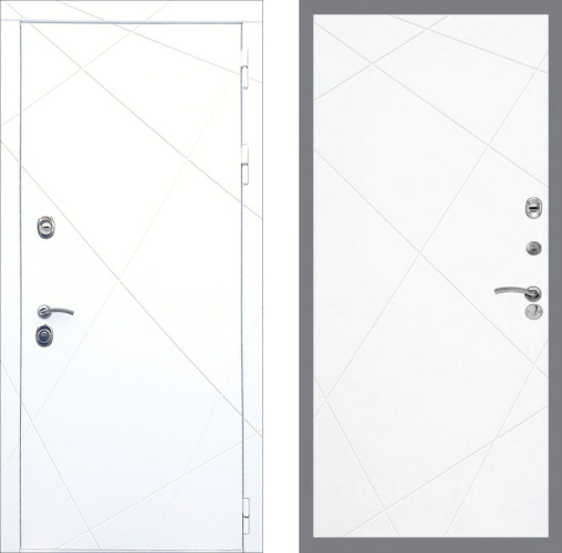 Входная металлическая Дверь Рекс (REX) 13 Силк Сноу FL-291 Силк Сноу в Лосино-Петровский