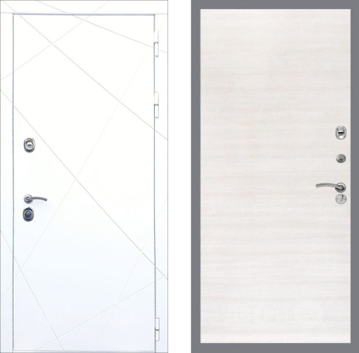 Входная металлическая Дверь Рекс (REX) 13 Силк Сноу GL Акация в Лосино-Петровский