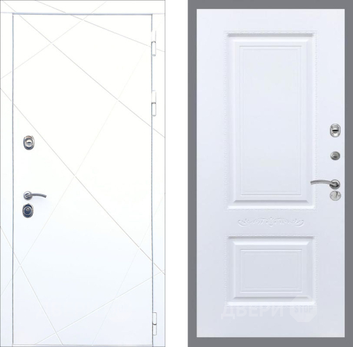 Входная металлическая Дверь Рекс (REX) 13 Силк Сноу Смальта Силк Сноу в Лосино-Петровский