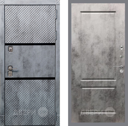 Входная металлическая Дверь Рекс (REX) 15 Бетон Темный FL-117 Бетон темный в Лосино-Петровский