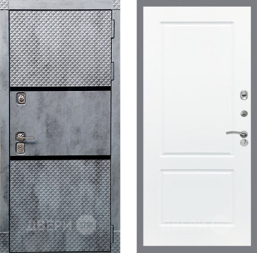 Дверь Рекс (REX) 15 Бетон Темный FL-117 Силк Сноу в Лосино-Петровский