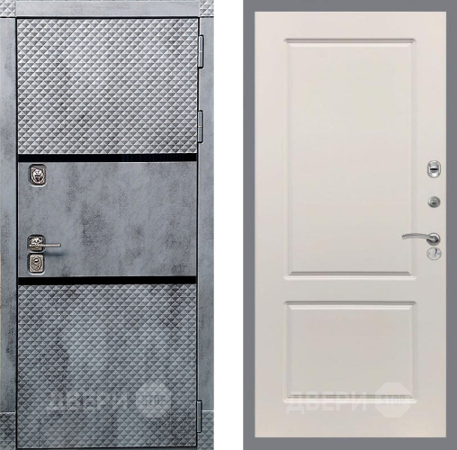 Входная металлическая Дверь Рекс (REX) 15 Бетон Темный FL-117 Шампань в Лосино-Петровский