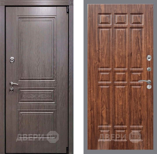 Дверь Рекс (REX) Премиум-S FL-33 орех тисненый в Лосино-Петровский