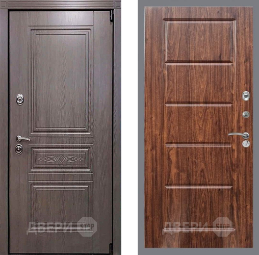 Входная металлическая Дверь Рекс (REX) Премиум-S FL-39 орех тисненый в Лосино-Петровский