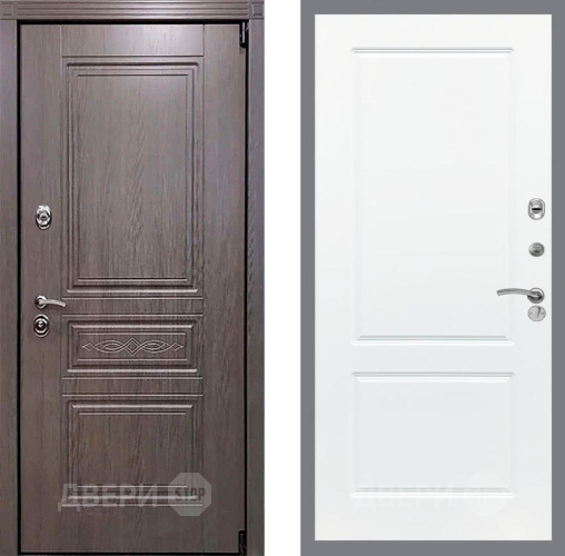 Входная металлическая Дверь Рекс (REX) Премиум-S FL-117 Силк Сноу в Лосино-Петровский